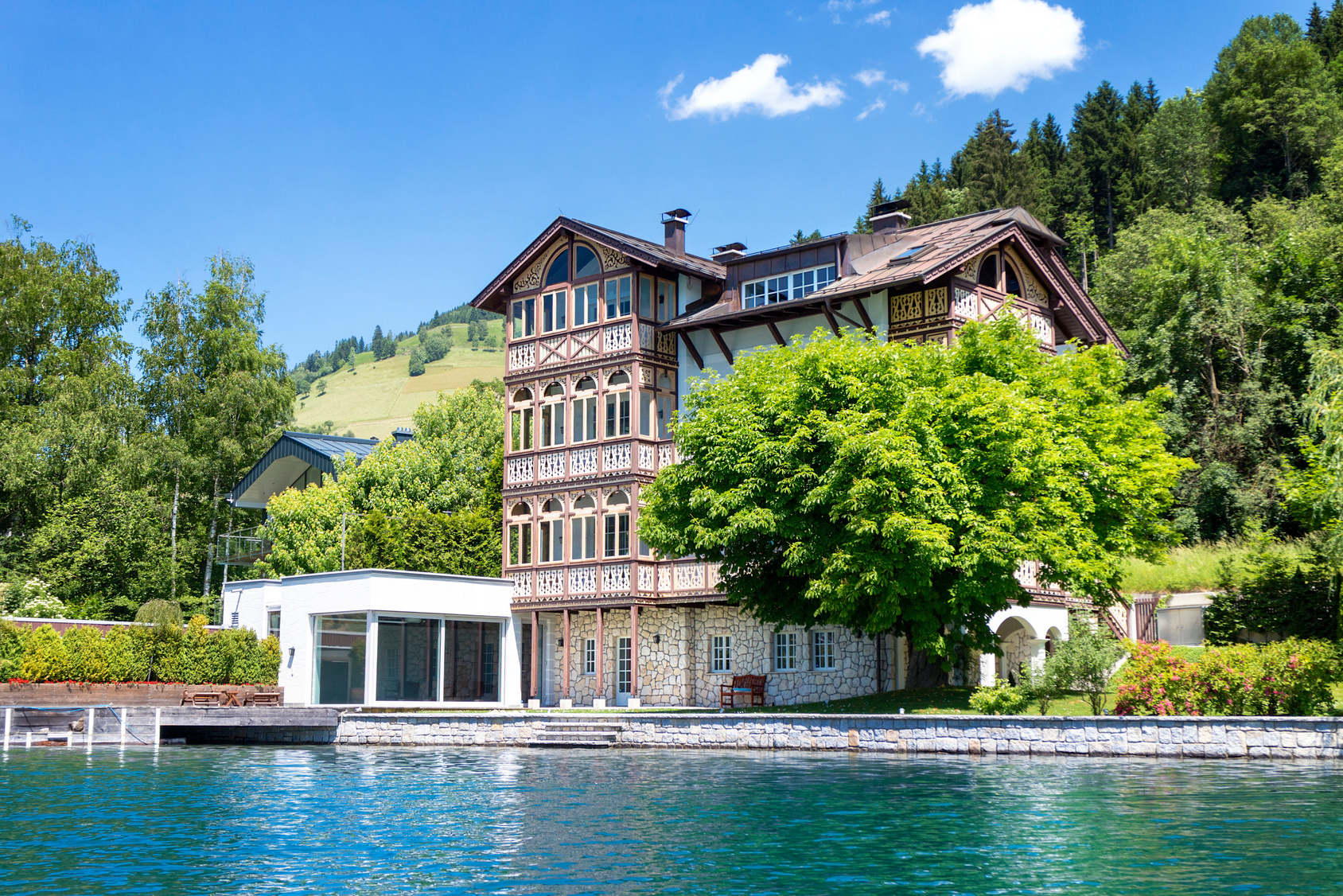 Chalets im Alpenraum